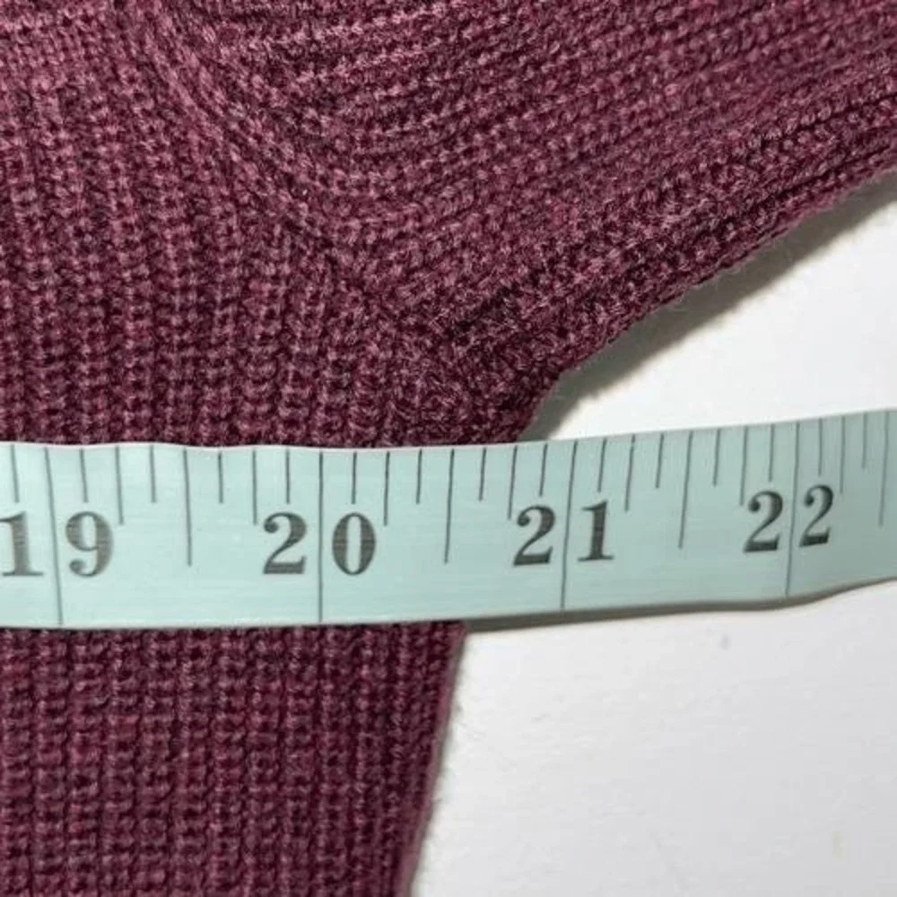 Banana Republic vintage men's full zip cardigan knit sweater maroon pockets size